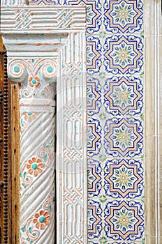 Arabic style ceramic wall decoration