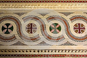 Arabic-style marble mosaics - Palermo