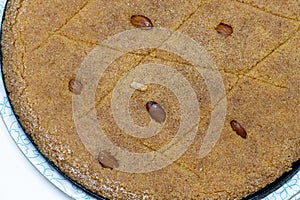 Arabic sweets. On a white background..