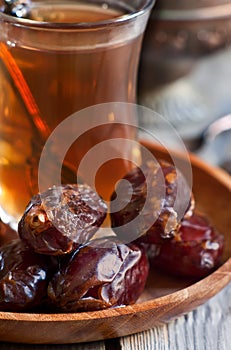 Arabic tea and dates