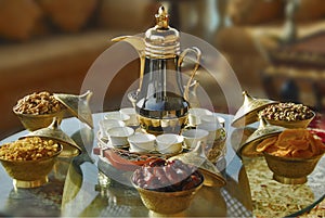 arabic tea setup