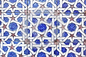 Arabic tiles, Andalusia, Spain