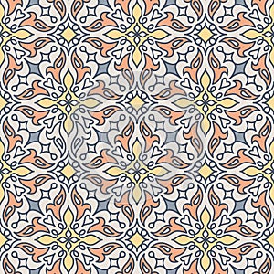 Arabic vector seamless pattern, tiling
