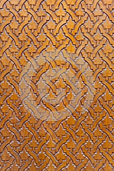 Arabic wooden pattern, oriental islamic ornament. Moroccan tile, or Moroccan zellij traditional mosaic