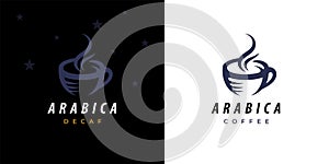 Arabica coffee logo icon
