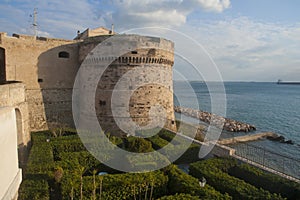 Aragon castle in Taranto, Italy