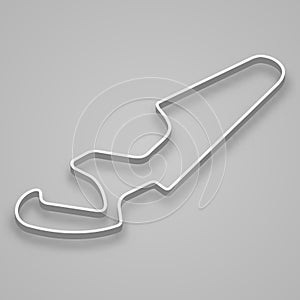 Aragon Circuit for motorsport and autosport. Template for your design