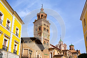 Aragon Teruel Cathedral and Ayuntamiento Town Hall Spain photo