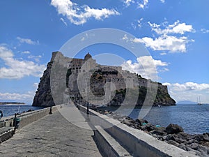 Aragones Caslte in Ischia Island, Italy photo