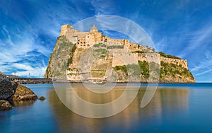 Aragonese Castle or Castello Aragonese, Ischia Island, Italy
