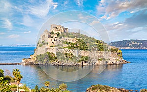 Aragonese Castle is most visited landmark near Ischia island, It