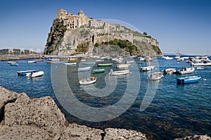 Aragonese castle on Ischia Island, Italy