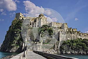 Aragonese castle. Ischia Italy