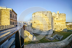 Aragonese castle in Otranto, Apulia, Italy