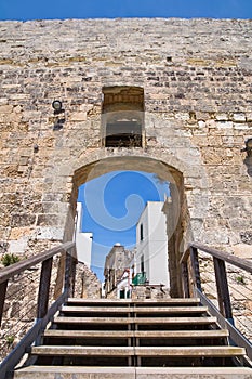 The Aragonese Castle of Otranto. Puglia. Italy.