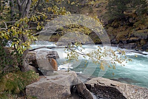 Aragonese Pyrenees in autumn