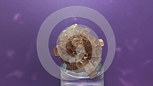 Aragonite also calcite is a mineral of carbonates and nitrates it crystallizes on the turntable in the studio