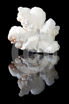 Aragonite white crystals