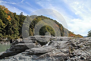 Arakawa river in Nagatoro