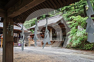 Arakura Fuji Sengen Shrine at the foot of Mount Fuji