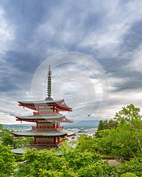 Arakura Fuji Sengen Shrine at the foot of Mount Fuji