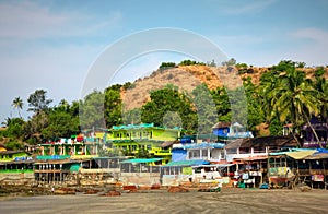 Arambol Beach in Goa, India