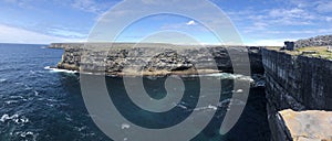 Aran Island Cliffs in Ireland Landscape