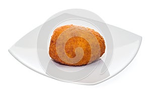 Arancino on the plate photo