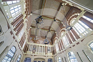 ARANJUEZ,SPAIN-MARCH 25,2018: Railway station of RENFE in Aranjuez photo