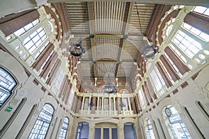 ARANJUEZ,SPAIN-MARCH 25,2018: Railway station of RENFE in Aranjuez photo