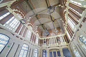 ARANJUEZ,SPAIN-MARCH 25,2018: Railway station of RENFE in Aranjuez photo