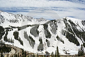 Arapahoe Basin Ski Area in the Colorado Rockies