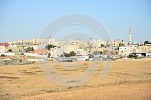 Arara ba Negev, Israel - buildings in Arabic in the settlement