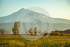 Ararat mountain with khor virap