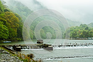 Arashi mountain and Kasura river