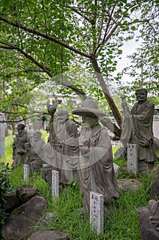 Arashiyama Arhat, Japanese sculpture in Kyoto, Japan