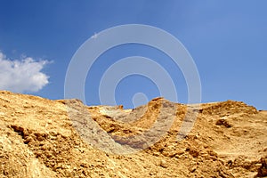 Arava desert - dead landscape,