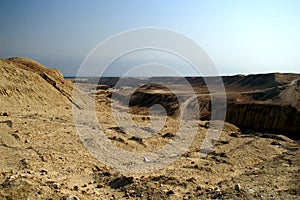 Arava desert - dead landscape, background