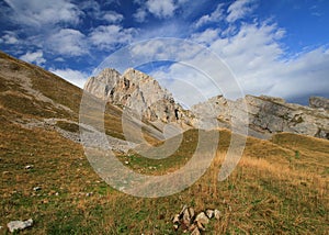 Aravis, mountain landscape