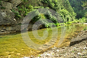 Arba river in Aragon,Spain