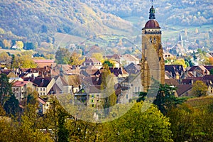 Arbois town in France photo