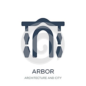 arbor icon in trendy design style. arbor icon isolated on white background. arbor vector icon simple and modern flat symbol for