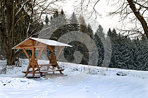Arbour for relaxing