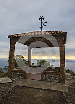 Arbour on the territory of the Chapel of the Trinidad, Sitges, S