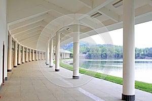 Arc corridor in a park, china