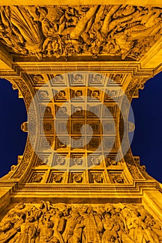 Arc de la Porte d`Aix in Marseille