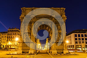 Arc de la Porte d`Aix in Marseille