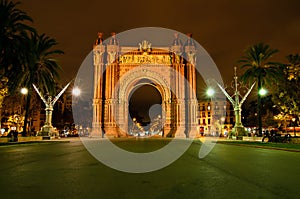 The Arc de Triomf, Barcelona, Spain