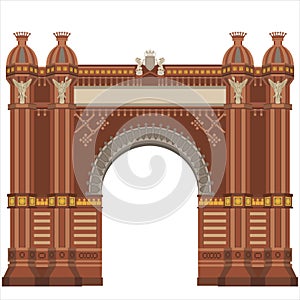 Arc de Triomph in Barcelona
