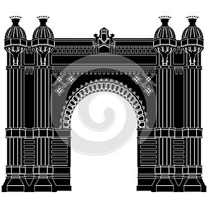 Arc de Triomph in Barcelona